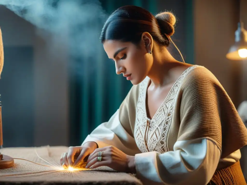 Artesano uruguayo crea moda sostenible con maestría Un artesano uruguayo crea prendas sostenibles con dedicación