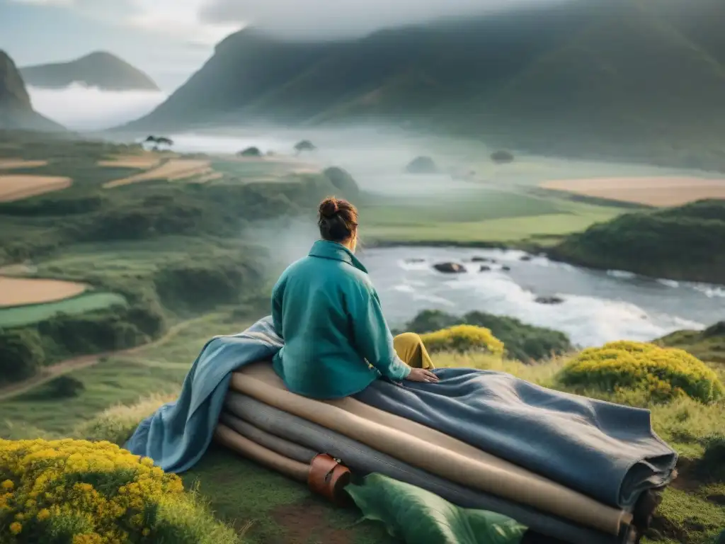 Artesanos uruguayos creando moda sostenible en paisajes vibrantes Artesanos en Uruguay crean marcas de ropa técnica sostenible en paisajes naturales