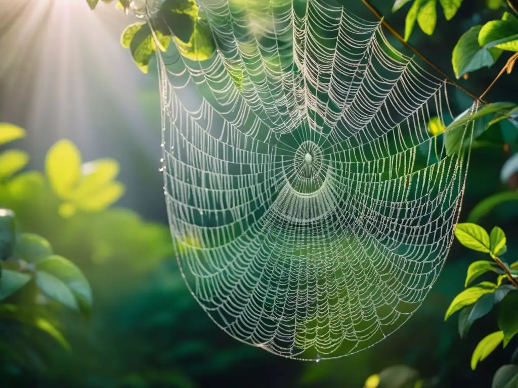 Red de vida entre plantas nativas en bosque de Uruguay Un bosque exuberante en Uruguay muestra una red delicada entre plantas nativas, resaltando la belleza de la biodiversidad