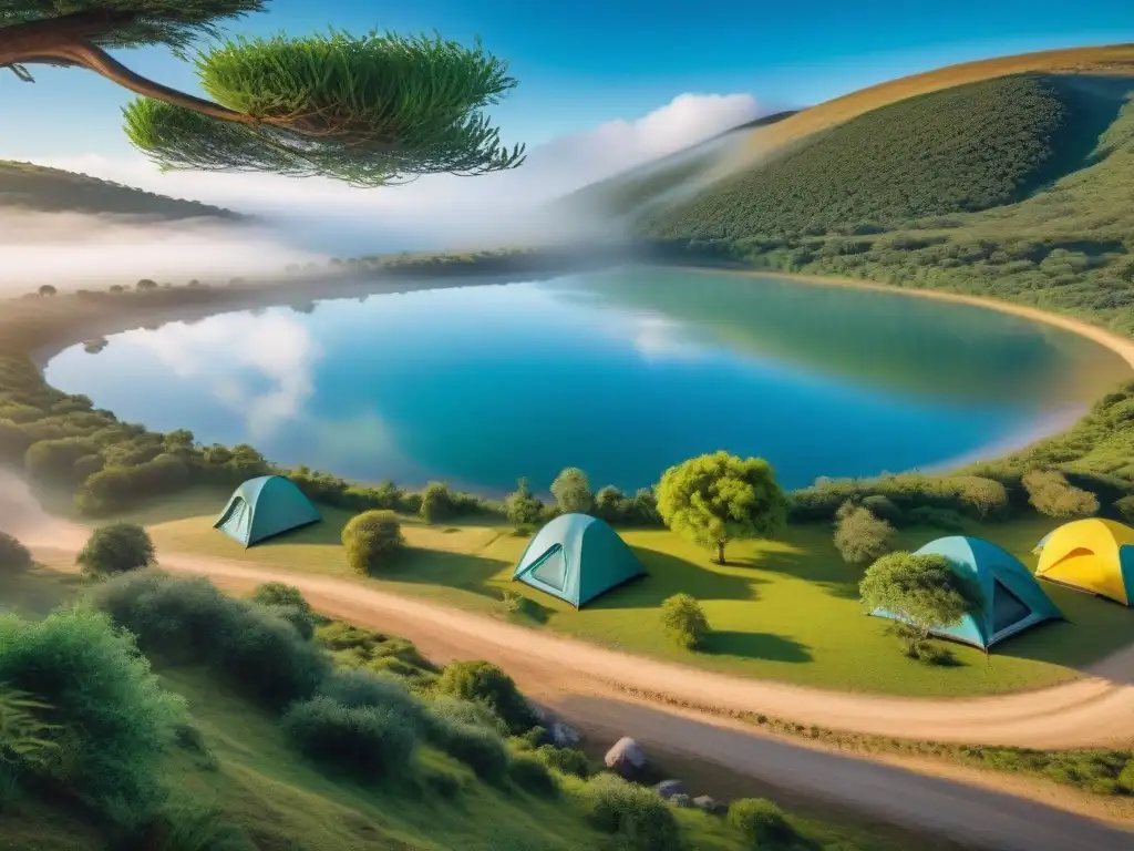 Campamento ecológico en Uruguay: armonía entre humanos y naturaleza Un campamento en Uruguay muestra armonía entre humanos y naturaleza, fomentando responsabilidad ambiental