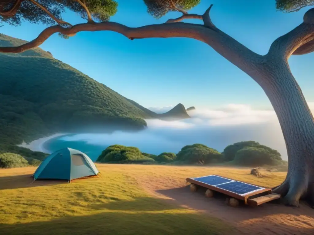 Camping ecológico en Uruguay: armonía con la naturaleza Campamento consciente en Uruguay, con productos ecológicos y biodiversidad en armonía