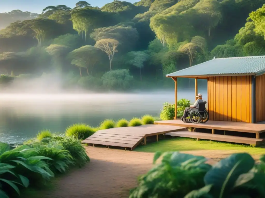 Campamento accesible en Uruguay: inclusión y naturaleza Campamento inclusivo en Uruguay con accesibilidad para discapacitados