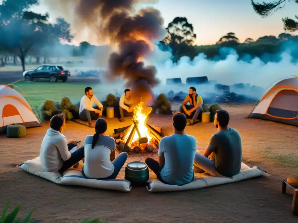 Campamento seguro: Cumpliendo normas de fuego en Uruguay Campamento en Uruguay: cumpliendo normativas prevención incendios camping
