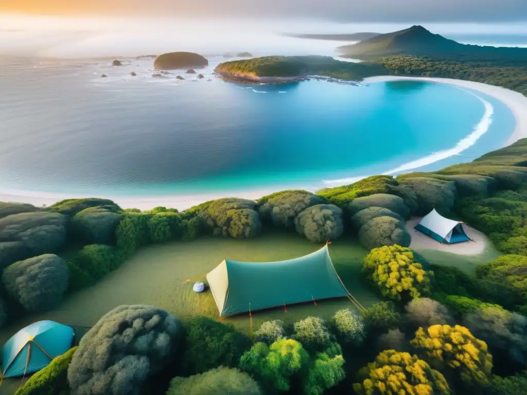 Campamento privado en Uruguay: oasis de tranquilidad junto al mar Un campamento privado en Uruguay ofrece privacidad y naturaleza en abundancia