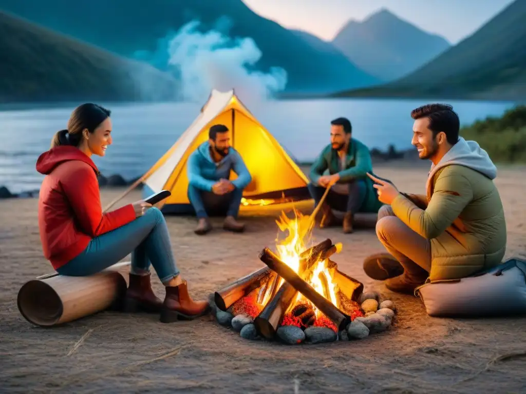 Campamento seguro: charla de prevención de incendios en Uruguay Campamento responsable en Uruguay con normativas prevención incendios