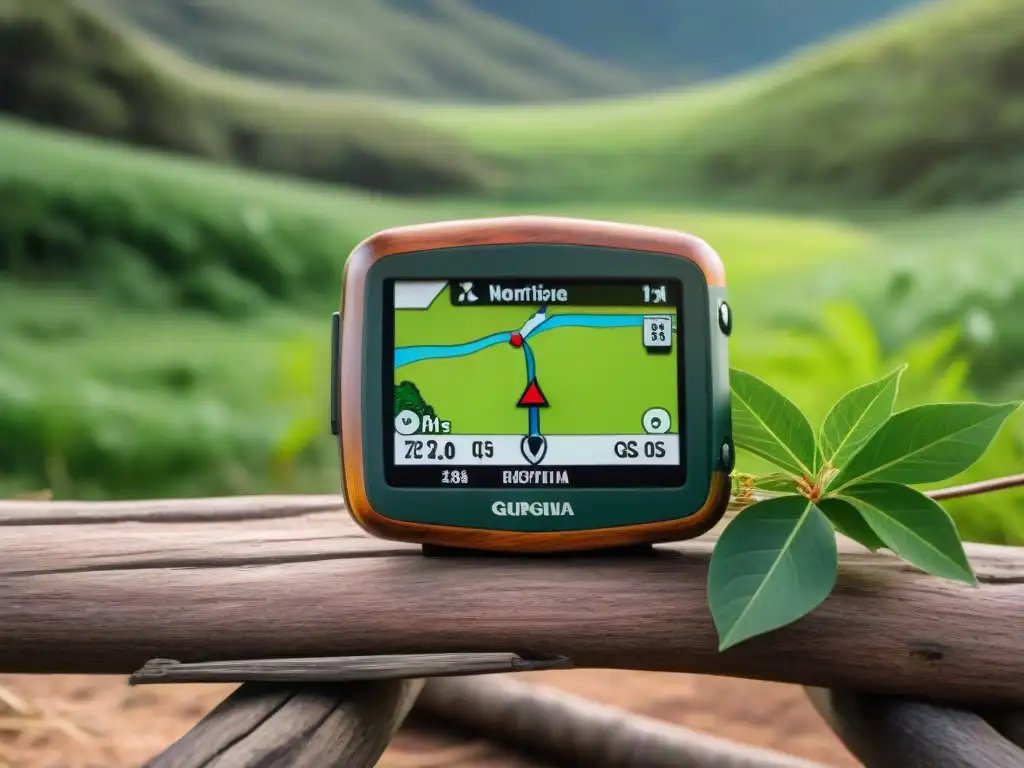 Campamento sereno en Uruguay: GPS para aventuras Un campamento sereno en Uruguay con el mejor GPS para camping, ideal para aventureros al aire libre
