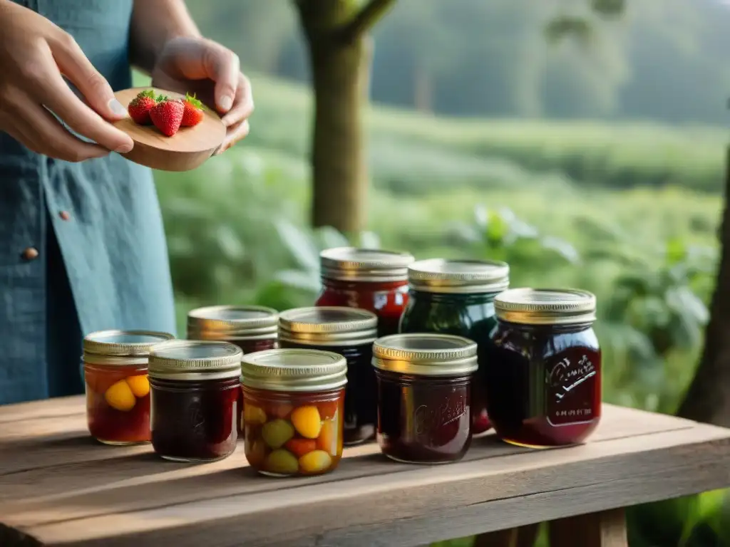 Deliciosas conservas caseras en la naturaleza uruguaya Conservas caseras para camping en Uruguay: Tarde de preparativos en el bosque