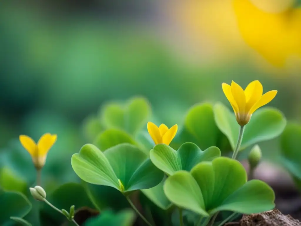 Bermuda buttercup: belleza peligrosa en Uruguay Detalles vibrantes de la planta 'Oxalis pescaprae' en Uruguay