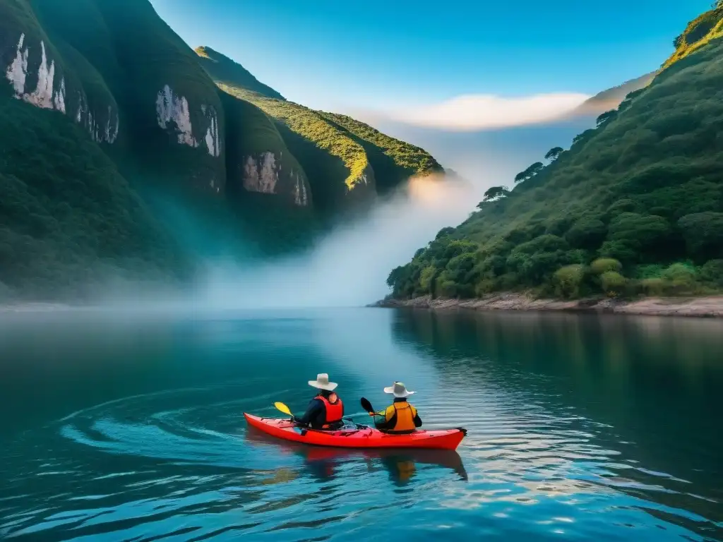 Exploración en kayak por el Río Negro: aventura en Uruguay Emocionante aventura kayak senderismo en Río Negro, Uruguay