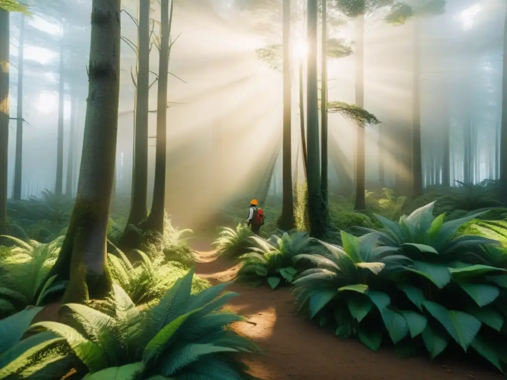 Exploradores en Uruguay: Navegación sin brújula en la selva Exploradores en Uruguay usando técnicas ancestrales de orientación camping, conectados con la naturaleza