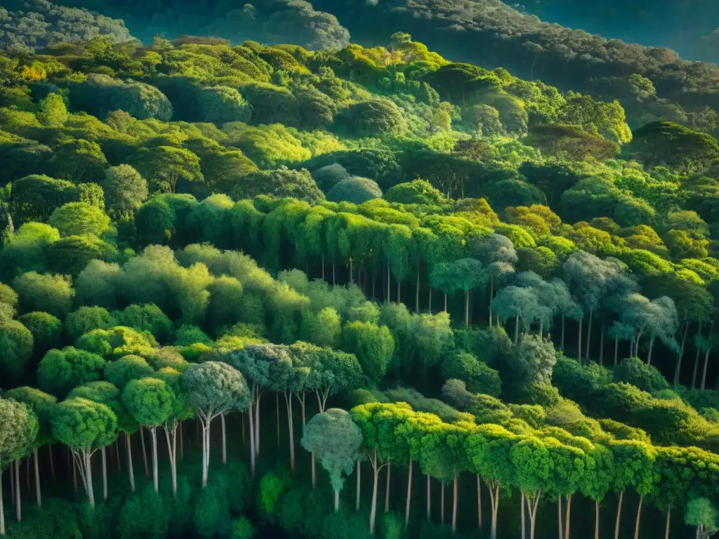 Explora la belleza natural de un bosque verde en Uruguay Exuberante bosque en Uruguay con senderos de hiking, flora y fauna, ideal para paquetes ecológicos camping Uruguay