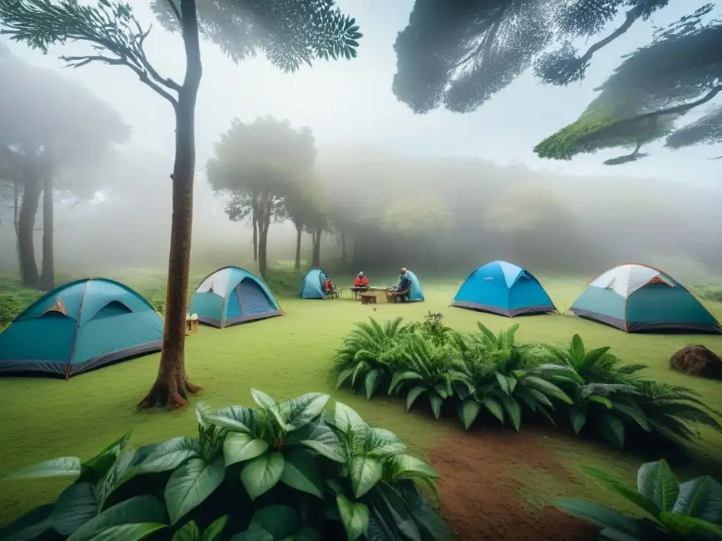 Experiencia de campamento en Uruguay: Naturaleza exuberante y diversidad Explorando la flora y fauna de Uruguay en un campamento rodeado de naturaleza exuberante