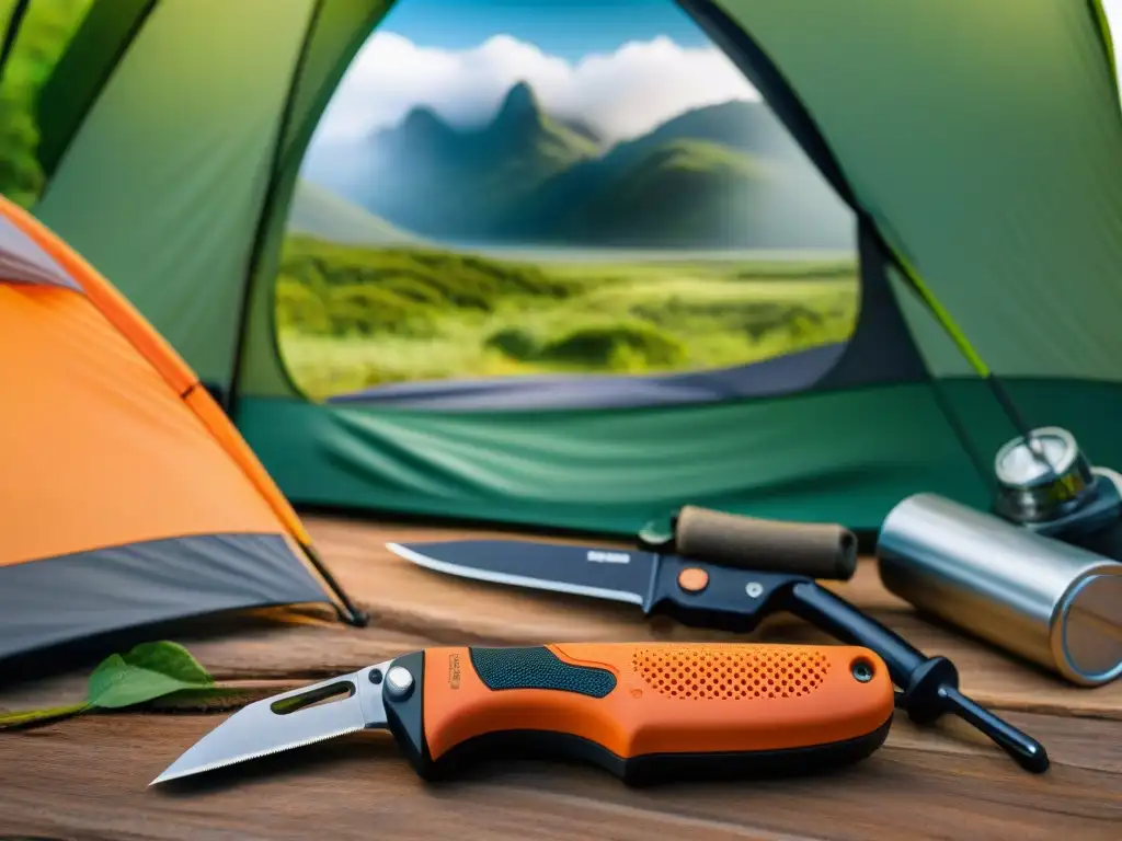 Herramienta de camping multifuncional en Uruguay Herramientas multifuncionales para camping en Uruguay, listas para la aventura al aire libre