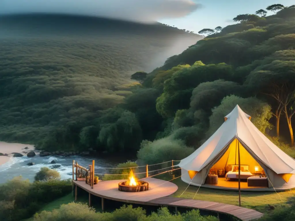 Glamping de lujo en la naturaleza de Uruguay Un rincón de lujo en la naturaleza uruguaya con tendencia turismo glamping en Uruguay