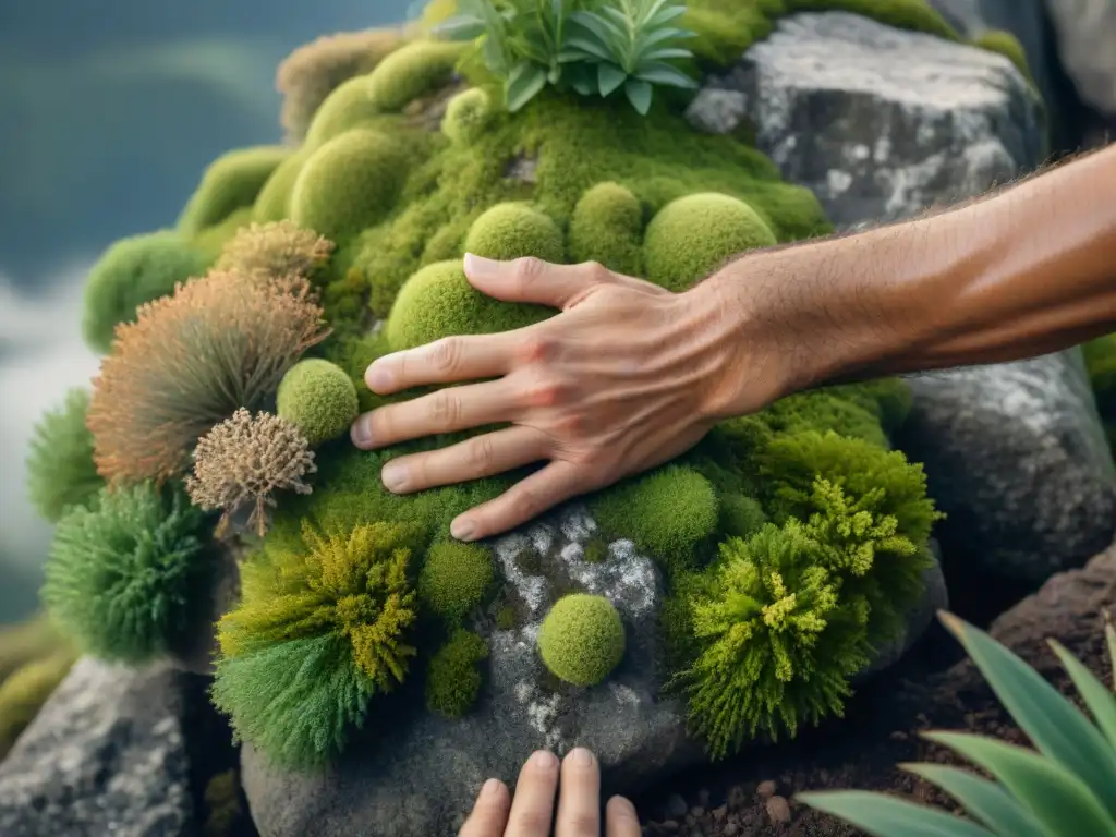 Maestría ancestral: manos sabias y la naturaleza Manos expertas en técnicas ancestrales de orientación en camping en Uruguay, conectando con la naturaleza