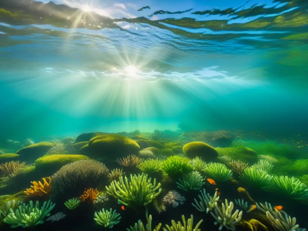 Maravillas acuáticas en Uruguay: fauna y flora en un arroyo cristalino Explora la rica fauna acuática en un arroyo de Uruguay