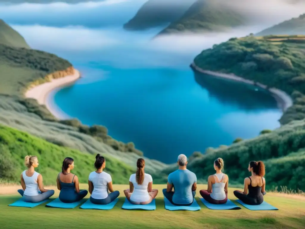 Yoga al aire libre en Uruguay: armonía y conexión con la naturaleza Práctica de yoga al aire libre en Uruguay, rodeados de naturaleza y paz